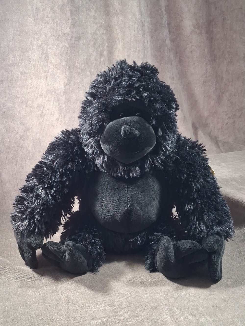Vintage Gund 320447 Mighty Mo Black Gorilla Stuffed Animal Plush NWT 11" Ages 1+